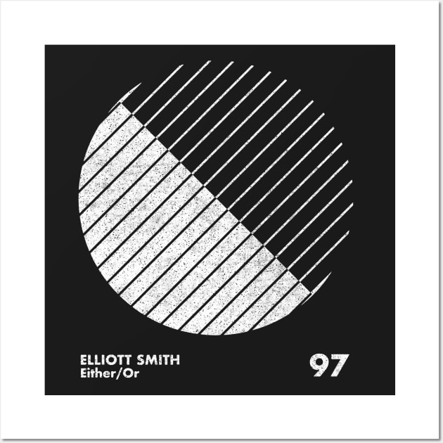 Elliott Smith / Either Or / Minimalist Design Artwork Wall Art by saudade